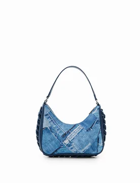 Petit sac patchwork denim BLUE U female - Desigual - FashionsVida