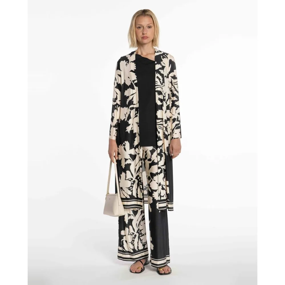 Quimono de mujer de punto circular estampado floral - Naulover - FashionsVida