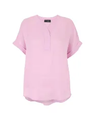 Leinenbluse rosa 38 damen