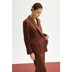 Bimani - Blazer de mujer satinada