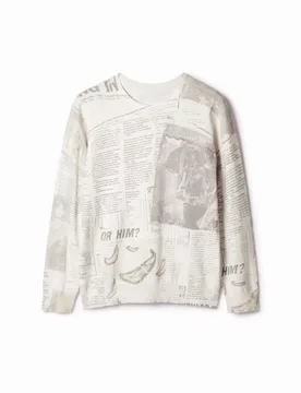 Pull fin journal MATERIAL FINISHES M male - Desigual - FashionsVida