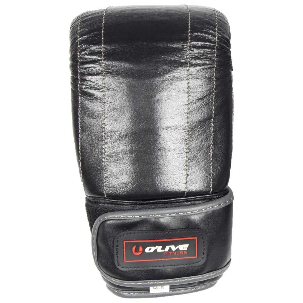 Gants De Combat Synthétiques De Haute Qualité Cuir Black S-M - Olive - FashionsVida