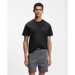Set pantalón y camiseta corto de hombre en algodón