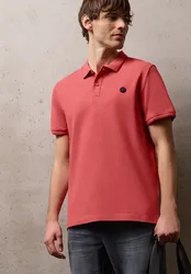 Street One Kurzarm Poloshirt in Stretchqualität male Rot