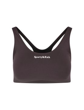 Sporty Ribbed Stretch Bralette Top