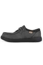 Haven Recycled Leather Mens Lightweight Slip Ons - - Size: 10