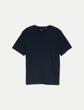 Basic T-Shirt Blau M