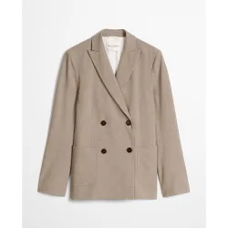 Blazer de mujer slim de doble botonadura de Summer Wool