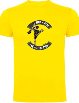 T-shirt à Manches Courtes Art Of Fight Yellow S - Kruskis - FashionsVida