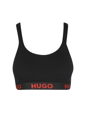 HUGO Bustier SPORTY LOGO black schwarz M damen