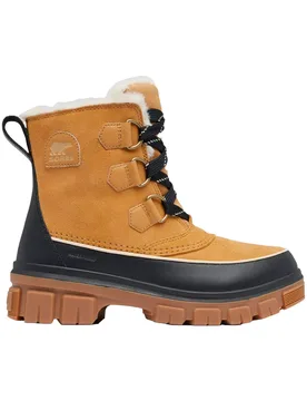 Bottes hautes d'hiver imperméables et isolantes - Torino V WP W Curry Black en Cuir - Taille 40 - Beige - Sorel - FashionsVida