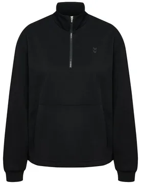 Sweat à Demi-zip Yoga Soft Black M - Hummel - FashionsVida