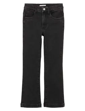 Jeans 103937 Flared Denim Used Dark Stone Black Denim 110 cm