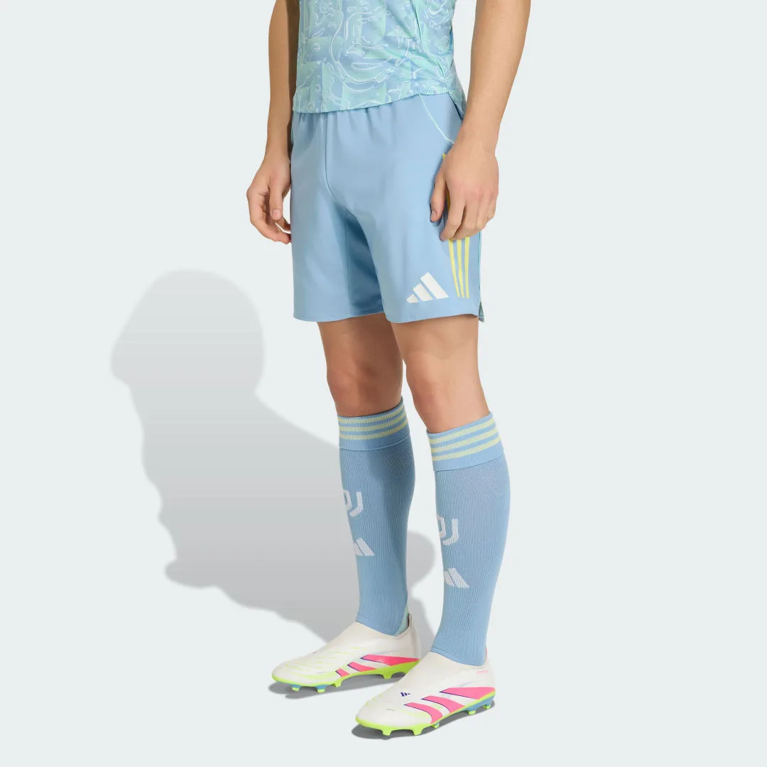 JUVENTUS 25/26 AWAY AUTHENTIC SHORT L Ash Blue - Adidas - FashionsVida