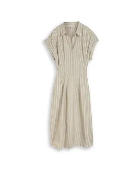 Tom Tailor Midikleid beige 34 - Tom tailor - FashionsVida