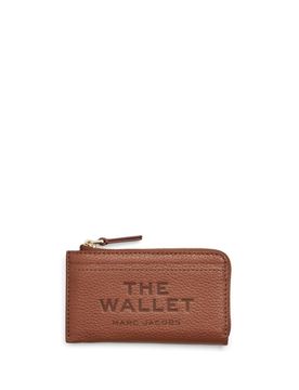 The Top Zip Multi Wallet - Rectangular Design with Gold Hardware