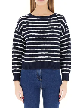 Maglione in cotone BLU NOTTE M - Pennyblack - FashionsVida