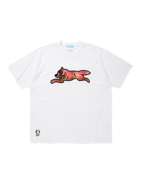 Applique Logo Running Dog T-Shirt - / Check