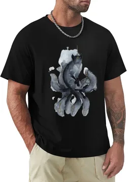 Watercolor Nine Tailed Fox T-Shirt Daily Wear Plain Short Sleeve Shirt - Aliexpress - FashionsVida