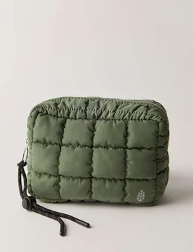 Quilted Mini Case Detachable Bag Green female - FP Movement - FashionsVida