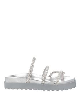 Sandalias de dedo Mujer Plata 36 Mujer