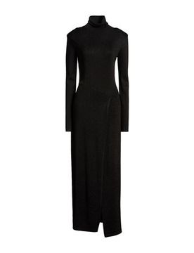 Vestido largo Mujer Negro 38 Mujer