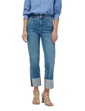 Jean Faith With Cuff Medium Light 32 - Salsa Jeans - FashionsVida