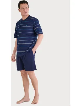 Pijama punto corto tapeta - El Búho Nocturno - FashionsVida