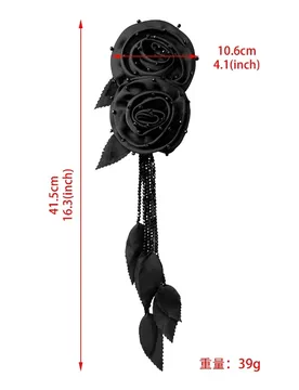 Tassel Style Rhinestone Rose Brooch Women's Unique Personalized Design Pin Wedding Dres Banquet Accessories Corsage - Aliexpress - FashionsVida