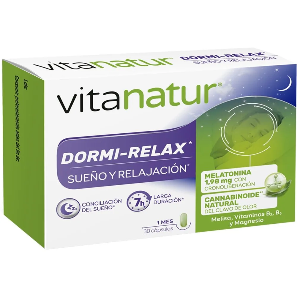 Cápsulas Dormi-Relax - Vitanatur - FashionsVida