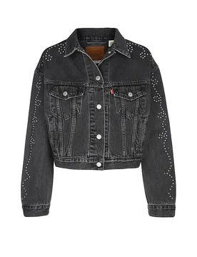 Giacca di jeans SHRUNKEN anni '90 nero L - Levis - FashionsVida