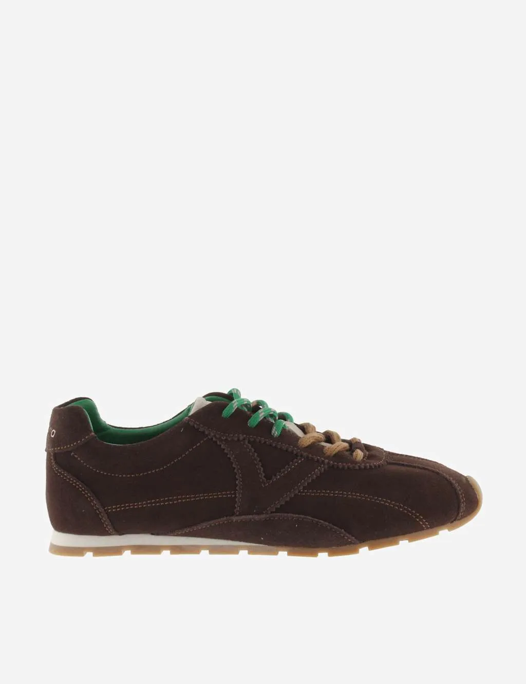 Suede Side Detail Trainers Brown female - Victoria - FashionsVida