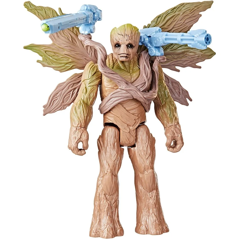Figura Guardianes De Las Galaxias Figura Groot Batalha E Explosão - Hasbro - FashionsVida
