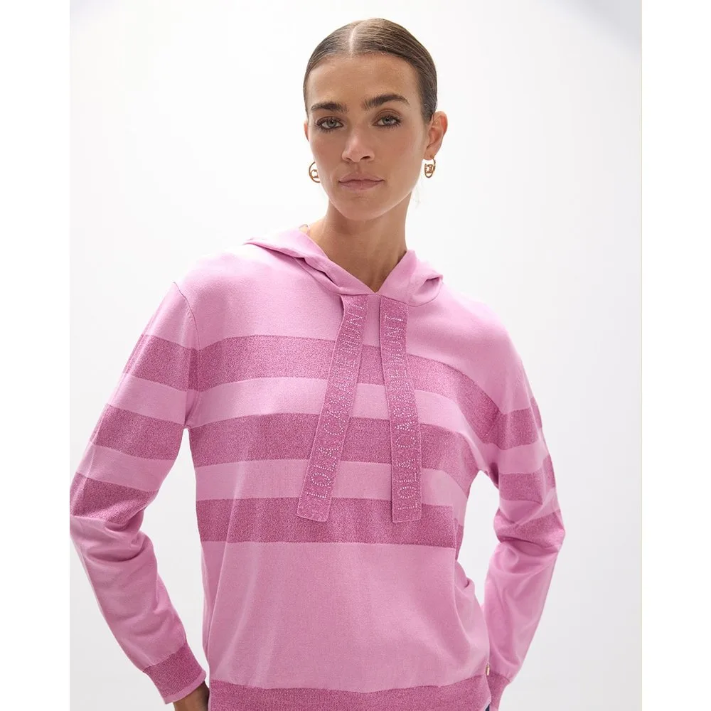 Jersey de mujer rayas con capucha - Lola Casademunt - FashionsVida