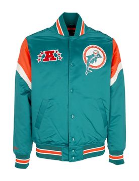 Giubbotto Bomber Uomo Nfl Heavyweight Satin Jacket Miadol Original Team Colors