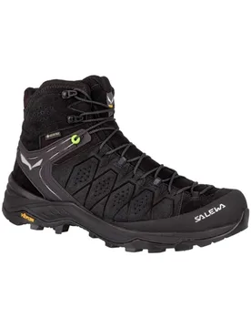 Chaussures de trekking en GORE-TEX® - Alp Trainer 2 Mid GTX M Black/Black - Taille 44 - Noir - Salewa - FashionsVida
