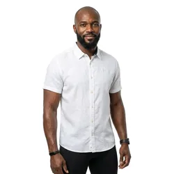 Chemise à Manches Courtes Parker Short White S