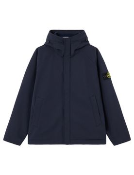 Men's Hooded Jacket with Drawstring and Pockets - Size M