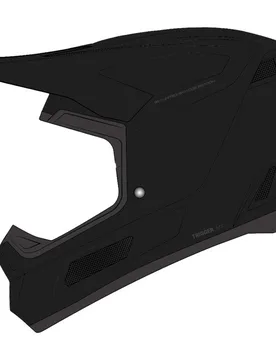 Casco Motoc Cross TRIGGER MX 1.0 MIPS Opaco Nero taglia XS - iXS - FashionsVida