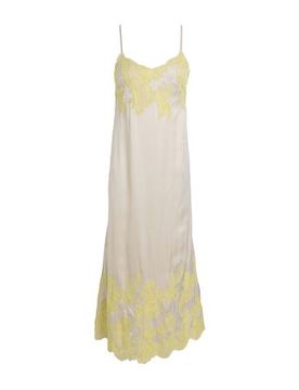 Midi-Kleid Damen Elfenbein 34 Damen