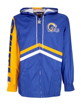 Giacca a Vento Uomo Nfl Undeniable Full Zip Windbreaker Losram Royal - Mitchell & Ness - FashionsVida