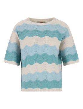 L/XL PULLOVER WAVE STRIPE female