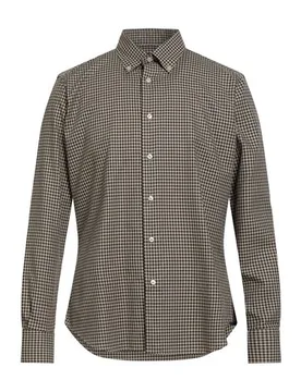Camisa Hombre Café 39,40,45 Hombre - I Sarti - FashionsVida