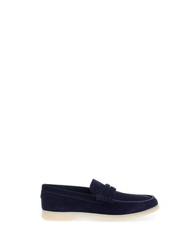 Mocassini pelle scamosciata BLU NAVY 43