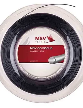 Co Focus 200 M Tennis Reel String Black 1.27 mm - Msv Tennis - FashionsVida