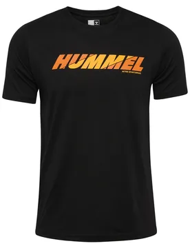 T-Shirt Graphic - Noir - male - Size: S - Hummel - FashionsVida