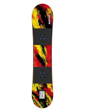 Snowboard Grom Ketchup/Mustard 2026 aus Wolle Kindergröße 130 cm Rot - Burton - FashionsVida