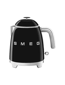 Mini hervidor de agua 0,8 l Estilo retro años 50 Negro KLF05BLEU negro - Smeg - FashionsVida