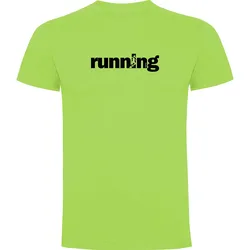Maglietta A Maniche Corte Word Running Light Green L