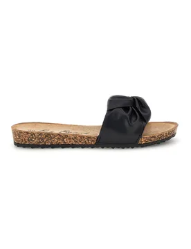 Ciabatte nere con fascia annodata 18107 39 - FUN BEACH - FashionsVida